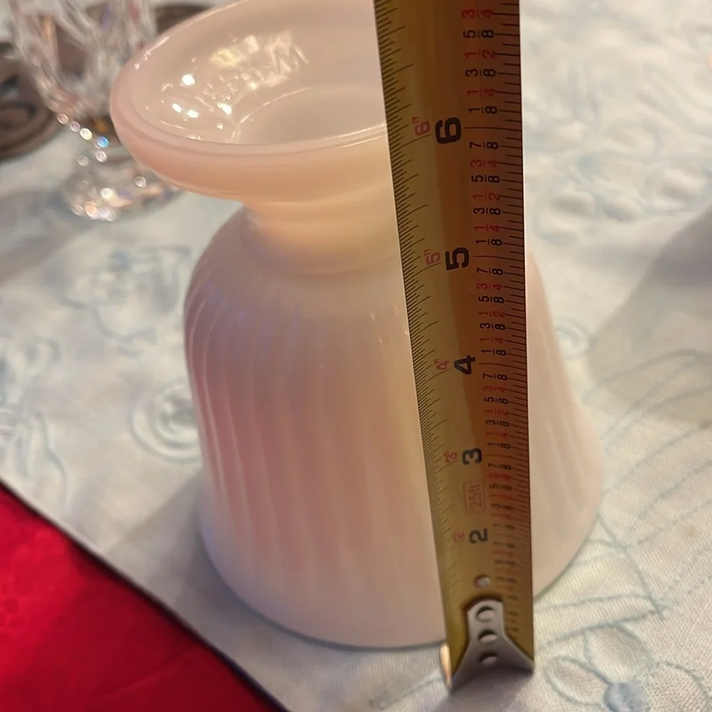 Beautiful vintage milk glass dish